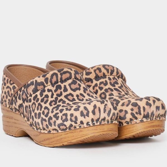 Dansko Shoes - DANSKO CLOG NIB Suede Leopard (40 EU) (9.5-10 US)